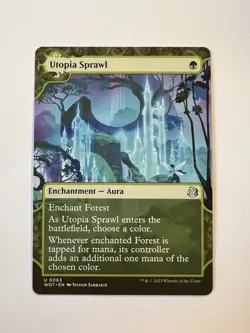 Utopia Sprawl - SHOWCASE - MTG Wilds of Eldraine: Enchanting Tales - NM - Image 1