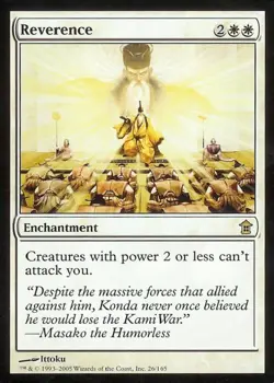 MTG English Reverence NM Normal Saviors of Kamigawa - Image 1