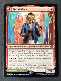 MTG Gwen Stacy / Ghost-spider Marvel's Spider-Man MYTHIC M0078 - Image 1