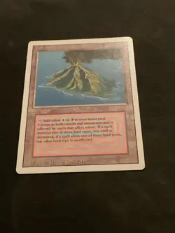 Revised Volcanic Island Fantastic condition MTG - Image 1