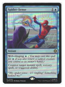 NM Foil Spider-Sense, MTG, Marvel's Spider-Man, Magic the Gathering, 46 - Image 1
