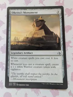 1x Oketra's Monument 233, English Amonkhet MTG Magic - Image 1