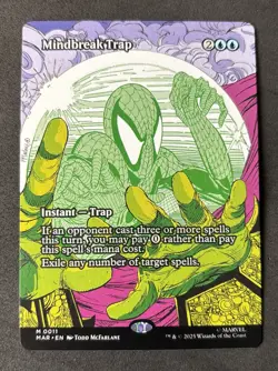 x1 Mindbreak Trap - Borderless M MTG Marvel Universe M/NM, English - Image 1