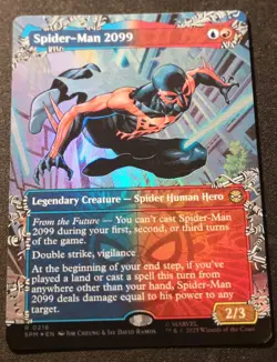 Spider-Man 2099 - Foil - Borderless - SPM - MTG - EN - NM - 0216 - Image 1