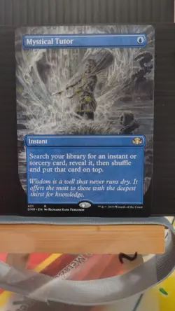 Mtg MYSTICAL TUTOR Borderless NM Dominaria Remastered DMR 421 -Argo- - Image 3