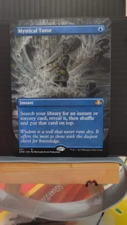 Mtg MYSTICAL TUTOR Borderless NM Dominaria Remastered DMR 421 -Argo- - Image 5