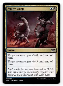 2022 MTG Agony Warp Double Masters 2022 Common #168 - Image 1