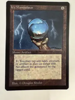 MTG Magic the Gathering Beta Icy Manipulator 1993 - Image 2