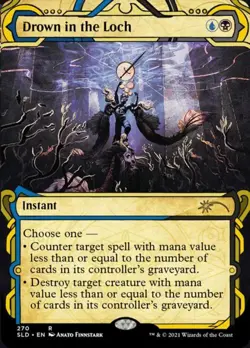 Drown in the Loch -Foil Light Play MTG Secret Lair - Image 1