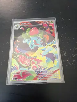 Bulbasaur 133/132 Illustration Rare Pokemon Mega Evolution IN HAND (Non-Promo) - Image 1