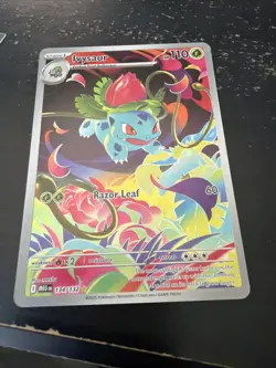 Bulbasaur 133/132 Illustration Rare Pokemon Mega Evolution IN HAND (Non-Promo) - Image 3