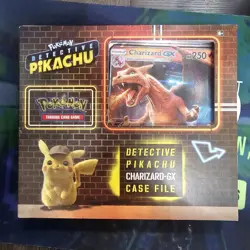 2019 Pokemon Detective Pikachu Charizard GX Box - Image 1