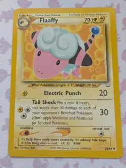 2000 POKEMON NEO REVELATION FLAAFFY 28/64 UNCOMMON - Image 1