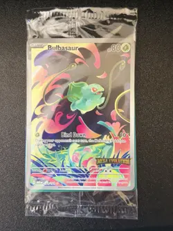 SEALED Bulbasaur 133/132 Illustration Rare Pokemon Mega Evolution STAMPED Promo - Image 1