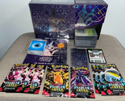 POKEMON PALDEAN FATES OPEN ETB 🎃PARTIAL MASTER SET🎃HOT ITEM👀🎃 👍 LAST ONE - Image 4