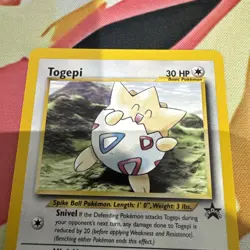 Togepi #30 Black Star Promo Pokemon Vintage WOTC NMint TCG - Image 3
