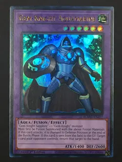 Yugioh Gem-Knight Aquamarine Monster Mayhem BLMM-EN137 NM - Image 1