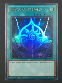 Yugioh Heraldry Reborn Ultra Rare Battles of Legend: Monster Mayhem BLMM-EN162 M - Image 1