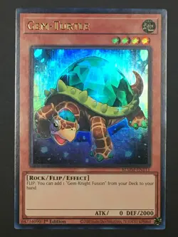 Yugioh Gem-Turtle Ultra Rare Battles of Legend: Monster Mayhem BLMM-EN111 NM - Image 1