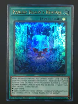Yugioh Fabled Realm's Revival Ultra Rare Monster Mayhem BLMM-EN015 NM - Image 1
