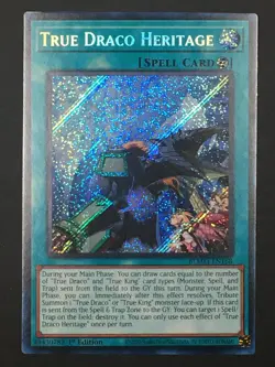 Yugioh True Draco Heritage Secret Rare Monster Mayhem BLMM-EN168 NM - Image 1