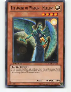 The Agent of Wisdom - Mercury 1st Edititon SDLS-EN005 YuGiOh Card - Image 1