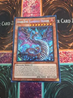Yugioh Snake-Eyes Flamberge Dragon MP24-EN113 Prismatic Secret 1st Edition NM - Image 1