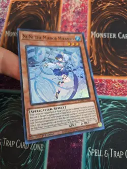 Yugioh Ni-Ni the Mirror Mikanko AMDE-EN026 Super Rare 1st Edition Near Mint - Image 2