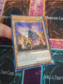 Yugioh Oily Cicada BLCR-EN027 Ultra Rare 1st Edition Near Mint - Image 2