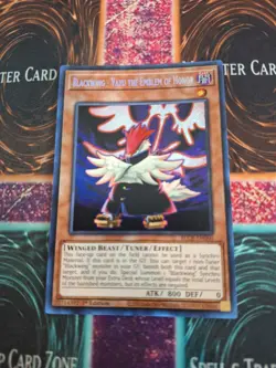 Yugioh Blackwing - Vayu the Emblem of Honor BLCR-EN060 Secret 1st Edition NM - Image 1