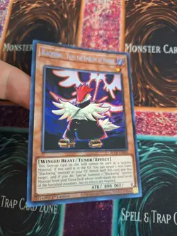 Yugioh Blackwing - Vayu the Emblem of Honor BLCR-EN060 Secret 1st Edition NM - Image 2