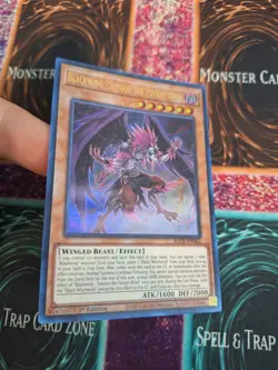 Yugioh Blackwing - Simoon the Poison Wind BLCR-EN062 Ultra Rare 1st Edition NM - Image 2