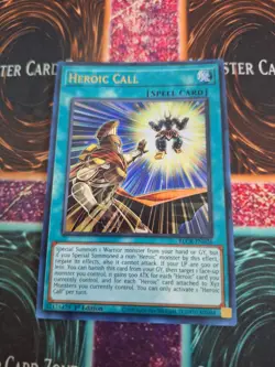 Yugioh Heroic Call BLCR-EN026 Ultra Rare 1st Edition Near Mint - Image 1