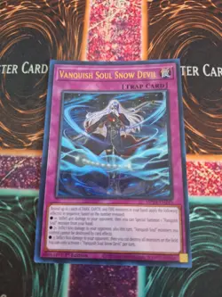 Yugioh Vanquish Soul Snow Devil MP24-EN245 Ultra Rare 1st Edition Near Mint - Image 1