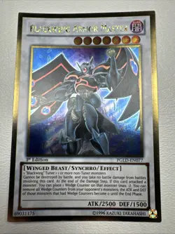 Blackwing Armor Master (PGLD-EN077) LP Premium Gold 1st Edition YuGiOh! - Image 1