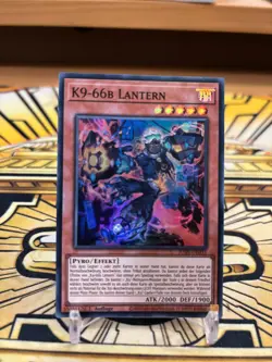 Yugioh K9-66b Lantern Super Rare JUSH-DE033 - Image 1