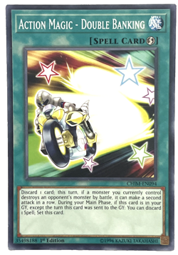 YuGiOh! - Action Magic - Double Banking - CHIM-EN094 - 1st Edition - Common - Image 1