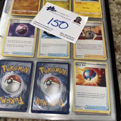 Huge Binder Collection Lot of Over 400 Pokeman Cards Mixed - Image 5