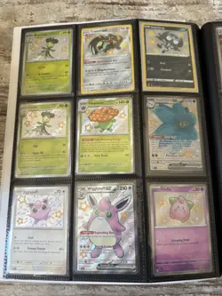 Pokemon 54 Card Lot Binder Collection SIRs IRs TGs Full Arts Shinys Poke Balls - Image 4