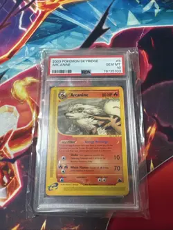 Pokemon 2003 Skyridge Arcanine Card 3/144 GM 10 Psa 10 - Image 1