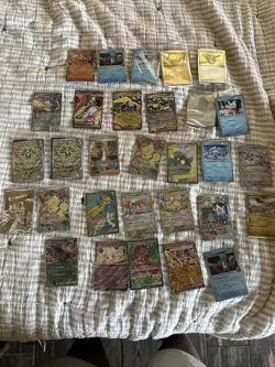 Pokemon Card Lot All pack Fresh!! Full Arts, Secret Rares And More!! - Image 1