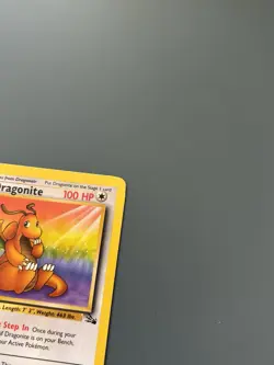 Pokemon TCG WOTC 1999 Fossil Set: Dragonite 19/62 1st Edition Rare Card - LP/NM - Image 3