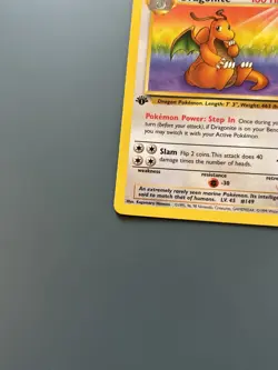 Pokemon TCG WOTC 1999 Fossil Set: Dragonite 19/62 1st Edition Rare Card - LP/NM - Image 4