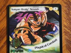 Dragonball Z CCG Buu Saga Saiyan Broly Smash mint foil card - Image 2