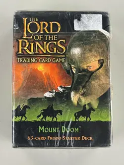 LORD OF THE Rings Mount Doom 63-card Frodo Starter Deck New Sealed Torn Plastic - Image 1