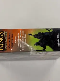 LORD OF THE Rings Mount Doom 63-card Frodo Starter Deck New Sealed Torn Plastic - Image 3