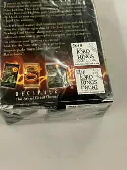 LORD OF THE Rings Mount Doom 63-card Frodo Starter Deck New Sealed Torn Plastic - Image 4