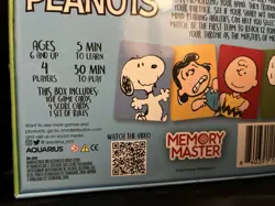 Peanuts Memory Master Card Game You’ll Never Forget Snoopy Charlie Brown NEW - Image 3