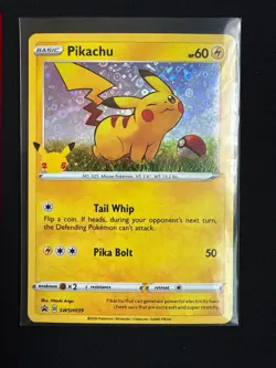 Pikachu SWSH039 SWSH: Sword & Shield Promo Cards Holo - Image 1