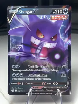 Gangar V Full Art Single Strike Rare 156/264 - NM - Pokemon Card TCG - Image 1
